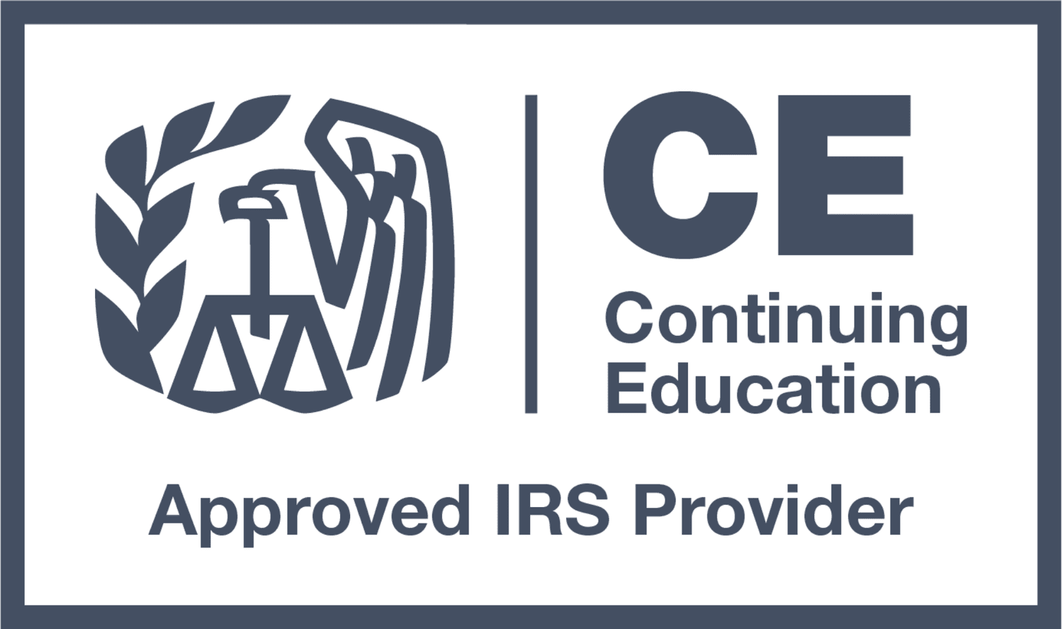 IRS Continuing Education — Approved IRS Provider
